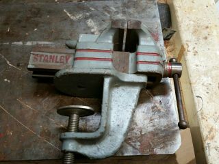 Vintage Stanley Bench Vise Clamp On 3 