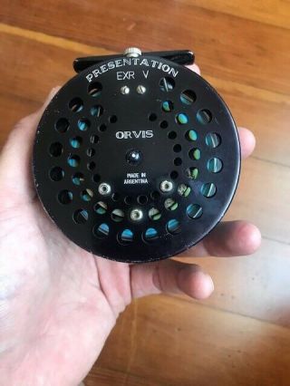 Vintage Classic Orvis Fly Reel - Presentation Exr V Made By Sth In Argentina