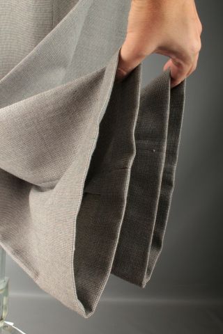 Vtg Men ' s 1950s 3pc Suit Jacket L - XL Pants 38x31 50s Gray Wool 7215 8