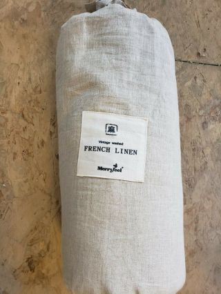 Merry Feel Vintage Washed French Linen King Duvet Set