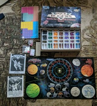 Vintage 1988 Tsr Buck Rogers Battle For The 25th Century Board Game Unpunched