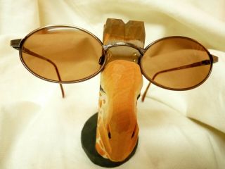 Costa Del Mar Sunglasses Coquina Cq - 20 Bronze Metal Oval Frames Only Vintage