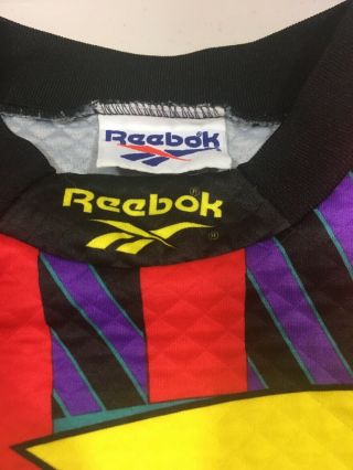 Vintage Reebok Goalkeeper Goalie Shirt Jersey 80s 90s Colorful Mens XLarge XL 3