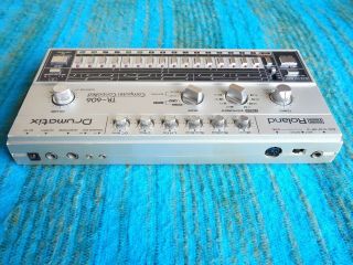 Roland TR - 606 Drumatix Analog Drum Machine Synthesizer 80 ' s Vintage - D201 10