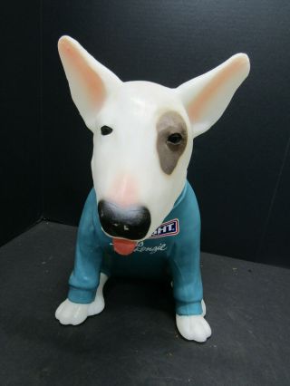 Vintage 1987 Spuds Mackenzie Bud Light Dog Advertising Display Statue Barware