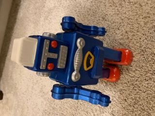 Large Blue Tin Toy Robot
