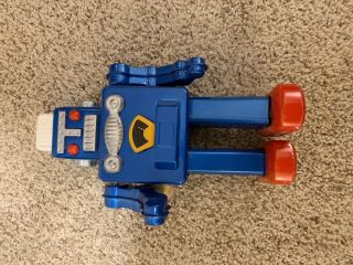 Large Blue Tin Toy Robot 3