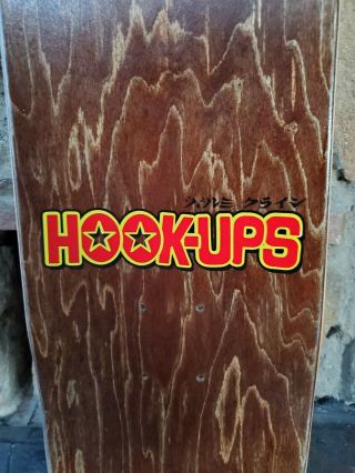 Hook - Ups Princess Peach Skateboard Deck Vintage NOS Hookups 6