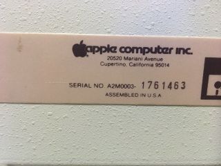 Vintage Apple II e Never From An Estate One Owner In 3