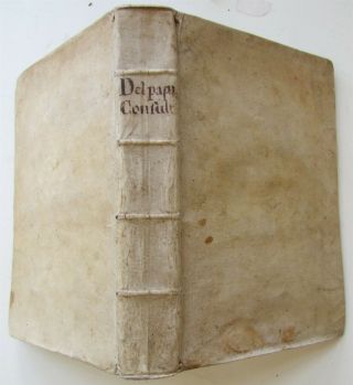 1734 Vellum Bound Consulti Medici By Giuseppe Del Papa Antique Italian Medical