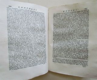 1734 VELLUM BOUND CONSULTI MEDICI by GIUSEPPE DEL PAPA antique ITALIAN MEDICAL 3