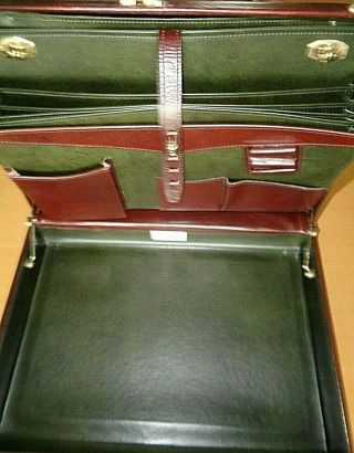 Atlas American Top - Line Leather Briefcase: And Sound 18x13 Vintage Attache