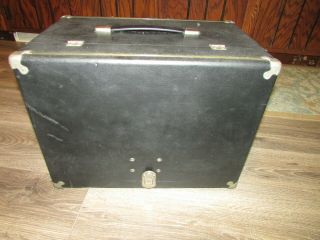Vintage 5 Pistol Locking Range Shooting Box Case Storage Transport Pachmayer