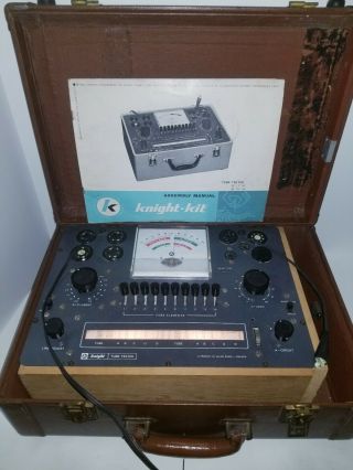 Vintage Allied Knight - Kit 83yx142 83yx143 Vacuum Tube Tester 600a