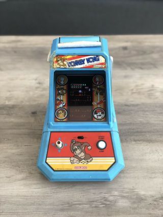 Vintage 1981 Coleco Donkey Kong Mario Tabletop Arcade Mini Game System