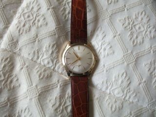 Vintage 9ct Gold Mappin & Webb Gents Wristwatch With Box