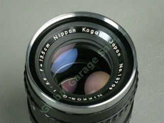 Vintage Nippon Nikkor - Q 13.  5cm 135mm f/3.  5 Camera Lens For Bronica Z/D,  Hood NR 2