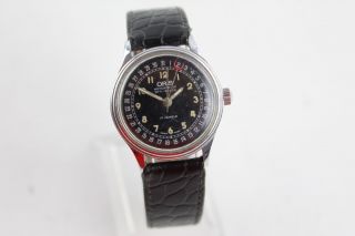 Vintage Gents Oris 7285 Pointer Wristwatch Hand - Wind Mid Size