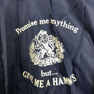 VINTAGE Hamm ' s Beer Jacket Medium 60s Promise Me Anything Champion USA 2