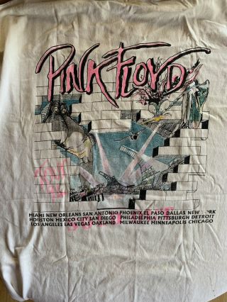 Vintage Pink Floyd The Division Bell Tour T Shirt 1994 SHIRT 2