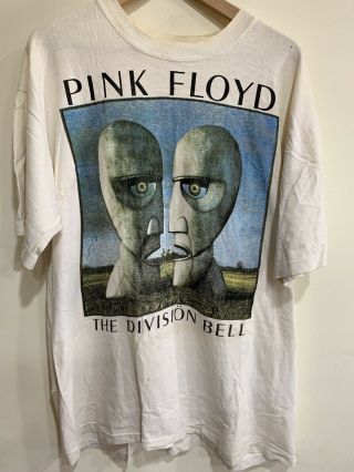 Vintage Pink Floyd The Division Bell Tour T Shirt 1994 SHIRT 4