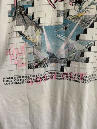 Vintage Pink Floyd The Division Bell Tour T Shirt 1994 SHIRT 6