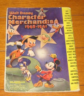 Vintage Walt Disney ' s Character Merchandise Catalouge 1940 - 1941 Book 2