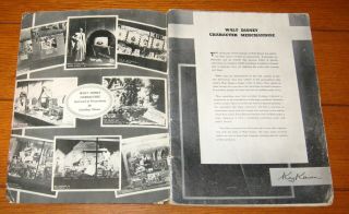 Vintage Walt Disney ' s Character Merchandise Catalouge 1940 - 1941 Book 3