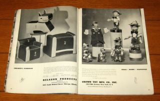 Vintage Walt Disney ' s Character Merchandise Catalouge 1940 - 1941 Book 8
