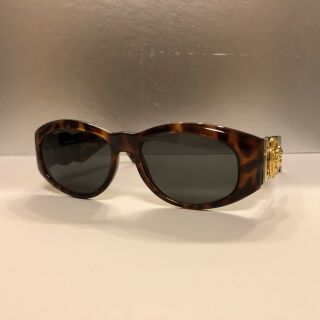 Gianni Versace Mod 424 Col 869od Authentic Vintage Sunglasses Great Con