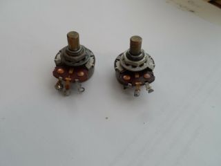 Rare Vintage 1960 Fender Precision Bass Pots 250k Potentiometers P Bass