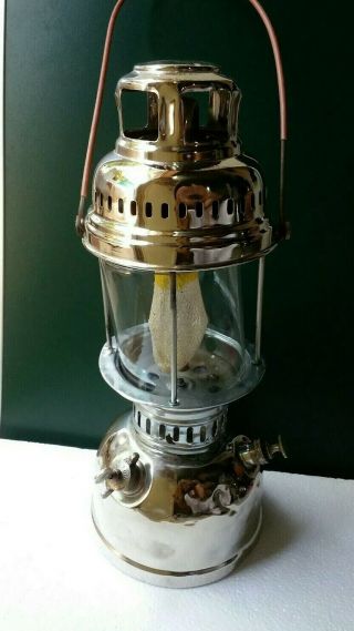 Vintage Kerosene Lamp Pressure Lantern.  Brass Made Shalimar 400 Cp
