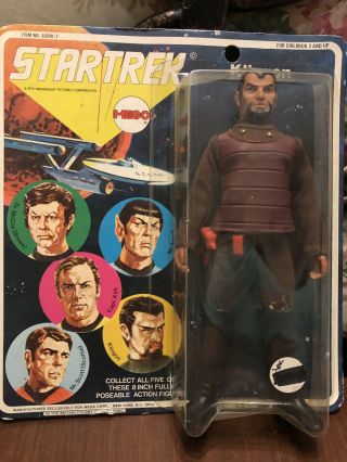 Star Trek Mego 8 Inch Vintage Klingon Figure Nm/mint 1974 51200/7