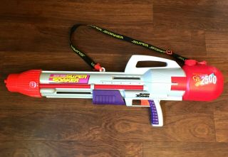 Soaker Cps2500 Water Cannon Squirt Gun W/ Strap Vintage Larami 1997