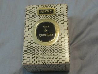 VINTAGE EAU DE GUERLAIN EAU DE TOILETTE SPRAY ESSENCE 4 OZ NOS W/ BOX 2