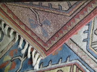 JOHN LEWIS Large Handknotted TURKISH Wool Rug HANDMADE CARPET Oriental 8.  8x5.  3ft 7