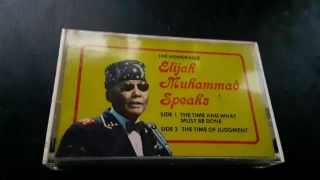 Vintage Cassette Muslim Elijah Muhammad The Time Of Judgement