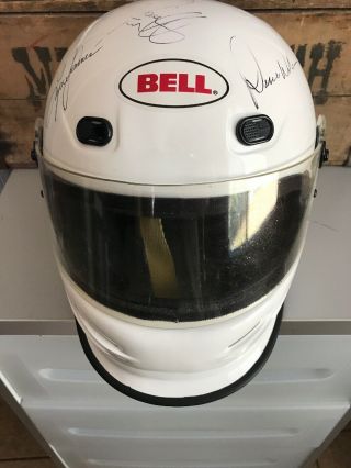 Vintage Bell K - 1 Sport X Small Xs Helmet White Sa2005 Brus Signed Racing