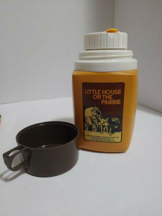 LITTLE HOUSE ON THE PRAIRIE METAL LUNCH BOX WITH THERMOS VINTAGE 1978 4