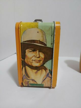 LITTLE HOUSE ON THE PRAIRIE METAL LUNCH BOX WITH THERMOS VINTAGE 1978 8