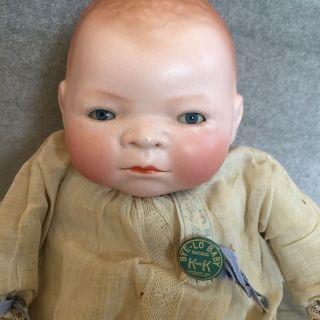 Antique - Grace Putnam Bye Lo Baby Doll,  With Tag And Pin