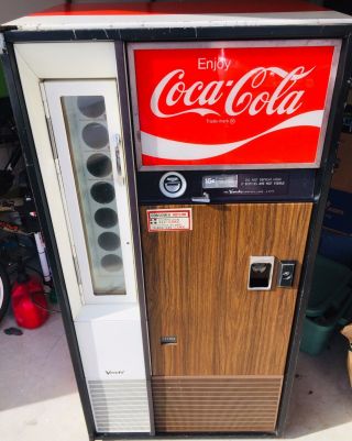 Vintage Vendo H63 Coke Machine,  1960 