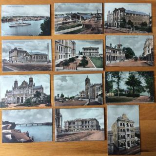 Vintage Postcard,  Australia,  Brisbane,  Kerry Series,  12 Early Cards