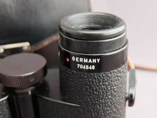 Vintage Leitz (Leica) Trinovid 8x32 binoculars,  very carefully,  in case 4