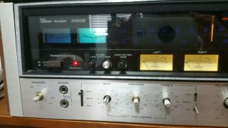 Sanusi 9090db Powers On.  Vintage Stereo Receiver.  Missing Comp.  Parts