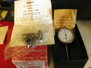 Vintage Starrett 196b Dial Test Indicator