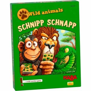 Haba Wild Animals Schnipp Schnapp (slap Jack) - A Wild Reaction Card Game