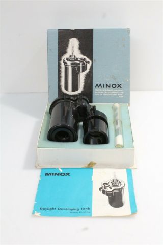 Vintage Minox Daylight Developing Tank Iob