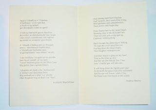 Seamus Heaney - Hallaig - 2002 SIGNED NUMBERED Limited Edition No.  48 of 50 Rare 5
