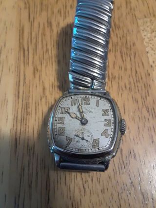 Vintage Hamilton Wrist Watch 17 Jewel White Gold Filled Running